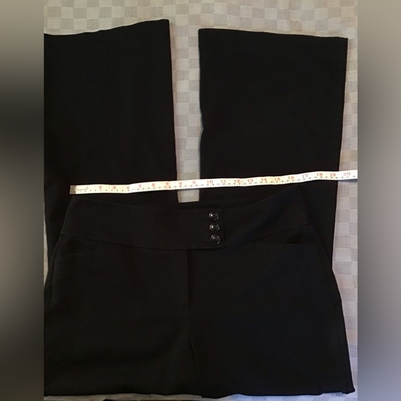 Ann Taylor Signature Black Flared Pants Women’s Size 10 Business Casual - Picture 8 of 10
